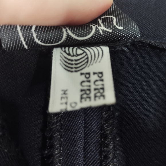 Vintage Wool Pants with "Leather" trim - Picture 9 of 12